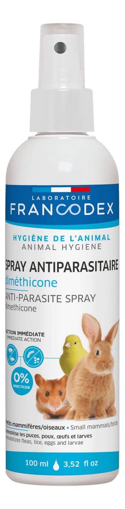 FRANCODEX Spray Antiparasitaire Diméthicone 100ml