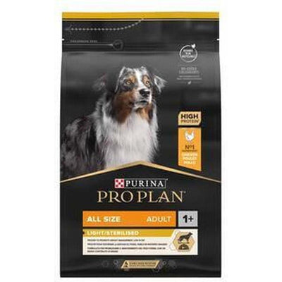 PRO PLAN All Size Adult Light Sterilised Riche en Poulet de Haute Qualité