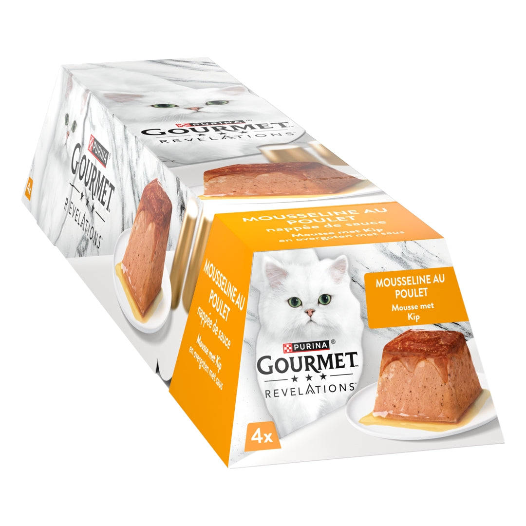 GOURMET Révélations Mousselines au Poulet, vue de trois quarts