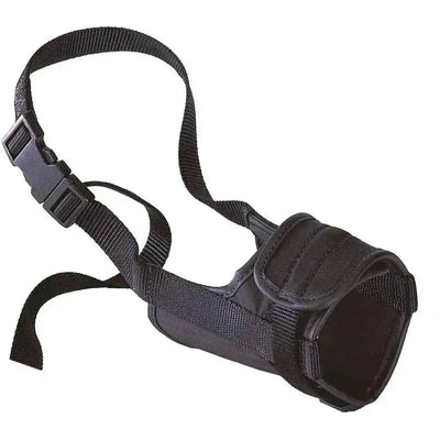 FERPLAST Muselière Médium Noire Taille 1 pour Chien Nylon Réglable