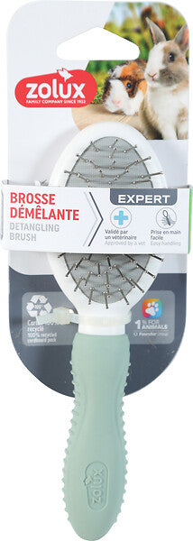 ZOLUX Brosse Pneumatique Rongeur RodyCare Picots Acier Inox Vert Amande