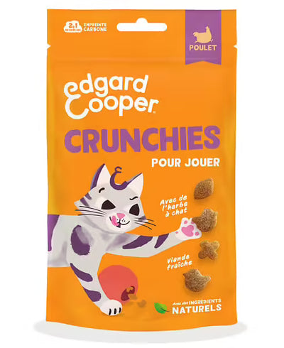 EDGARD COOPER Friandises Crunchies au Poulet pour Chat 50g