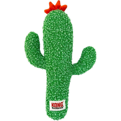 KONG Kickeroo Cactus Jouet pour Chat avec Herbe à Chat et Bruiteur Taille Longue
