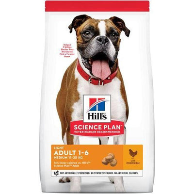 HILLS Science Plan Chien Adult Light Medium Poulet 14kg