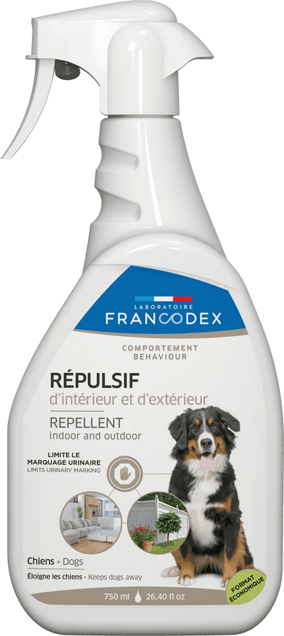 FRANCODEX Répulsif Extérieur Chien 750ml