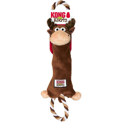 KONG Tugger Knots Moose M/L Jouet interactif solide pour chien