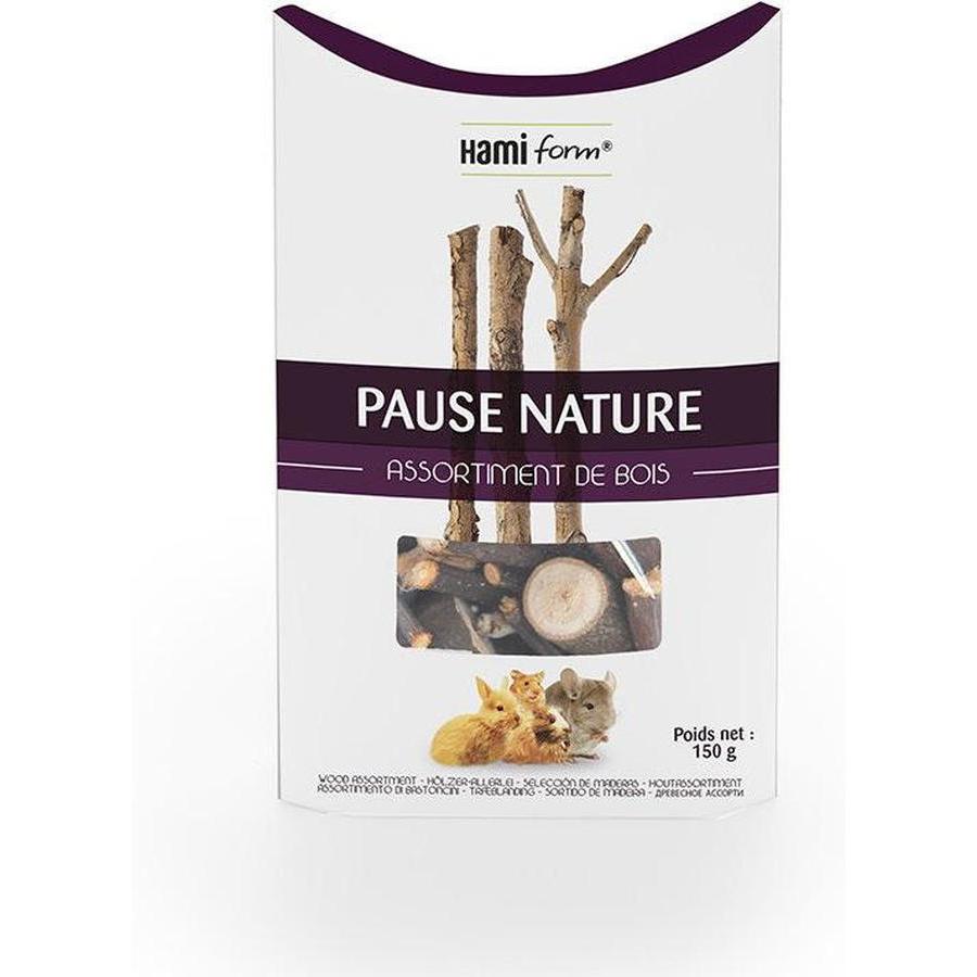 HAMIFORM Pause Nature Assortiment de Bois pour Rongeur 150g