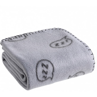 MON AMI LUKI Plaid Imprimé 100x70 cm Gris