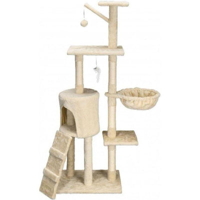 MON AMI LUKI Arbre à Chat Très Grand Modèle Écru 49x35x138cm