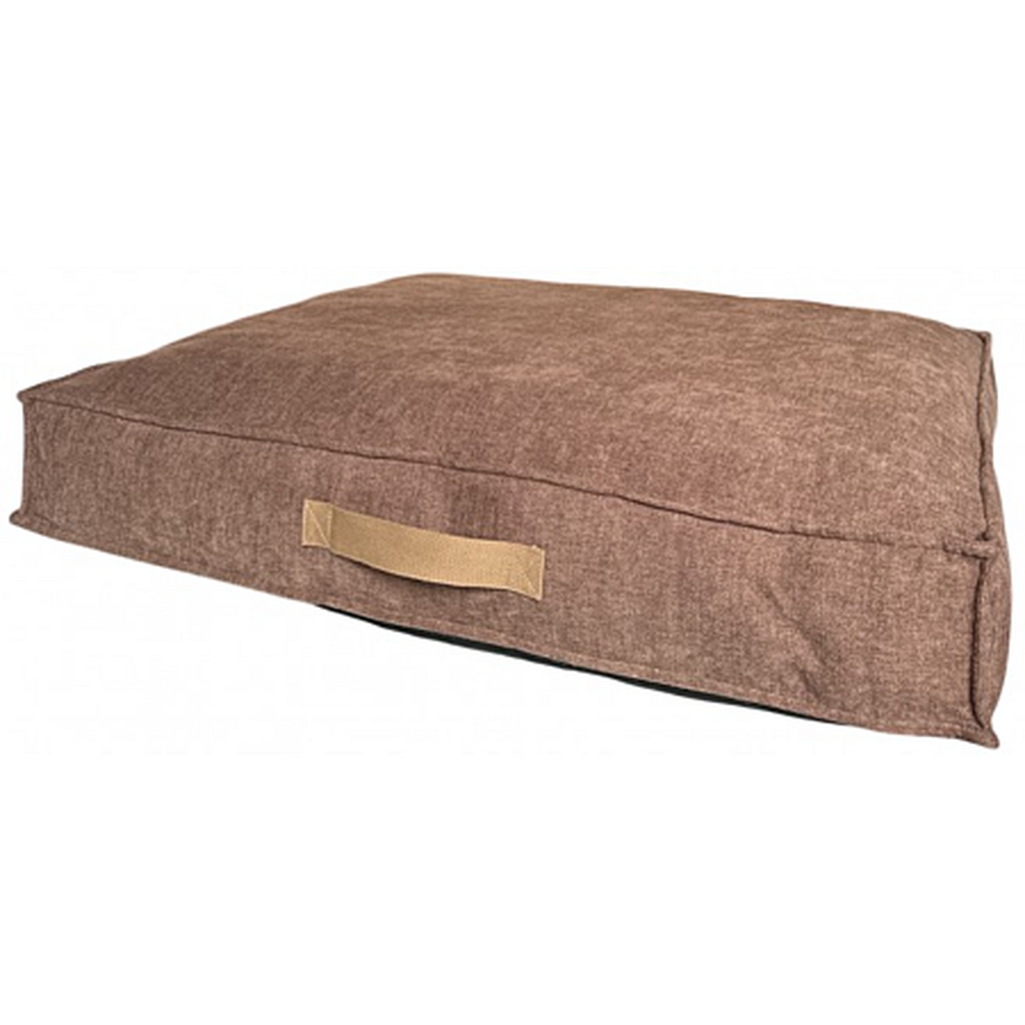 MON AMI LUKI Matelas antiderapant dehoussable marron 88x76x13cm