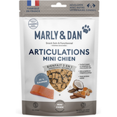 MARLY ET DAN Tendres bouchées Articulations Mini Chien Saumon