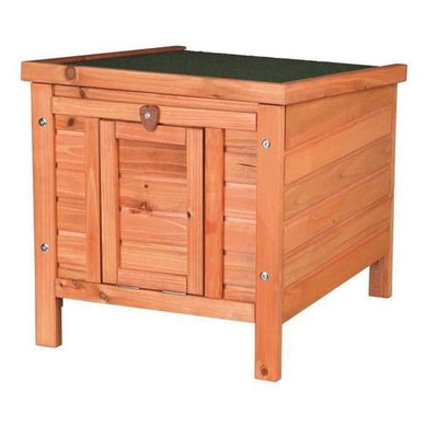 TRIXIE Clapier Natura Habitat pour Rongeurs XL avec Cour Extérieure 135x115x112 cm Brun