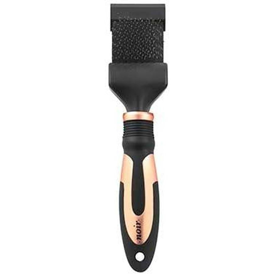ZOOMALIN Brosse Slicker Flexible Noir Double Face pour Chien et Chat 20.5x4.3cm