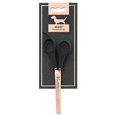 ZOOMALIN Noir Double Thinning Scissors 17x5.5cm Ciseaux Effilants Doubles Toilettage Animaux