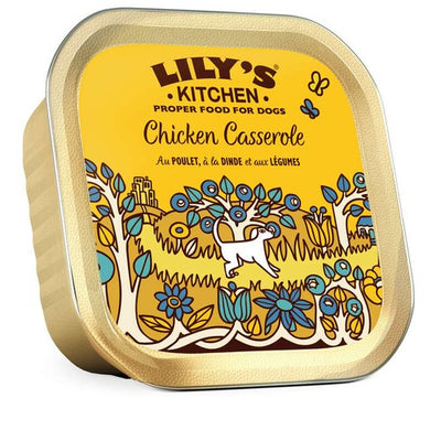 LILY'S KITCHEN Sunday Lunch Poulet et Légumes Terrine Adulte Chien 400g