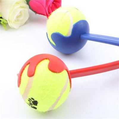 ZOOMALIN Jouet lanceur de balle assorti rouge et bleu 50cm