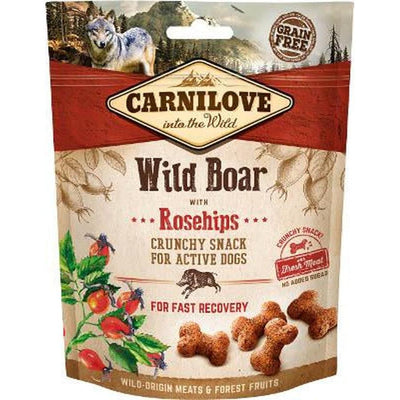 CARNILOVE Crunchy Snack Sanglier Sauvage & Eglantier Chien 200g
