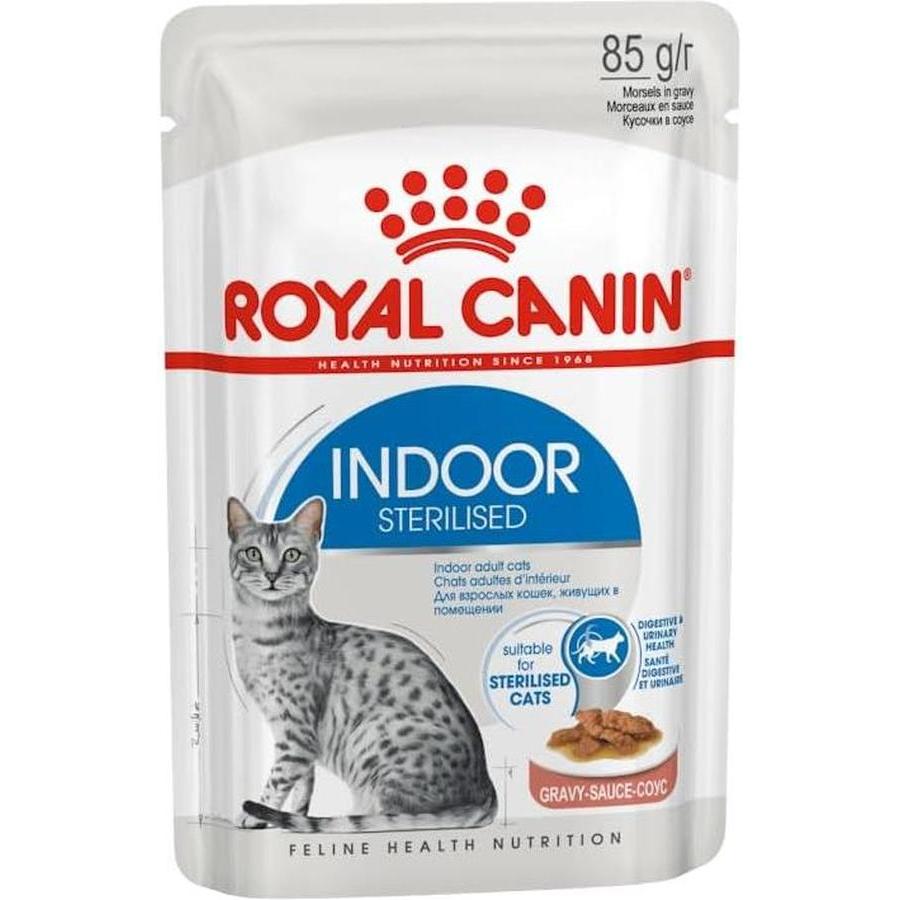 ROYAL CANIN Indoor Sterilised en Sauce 12x85g
