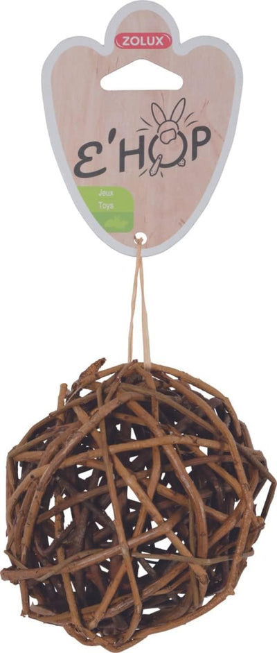 ZOLUX Balle EHOP Rotin Foncé 10x10x11cm