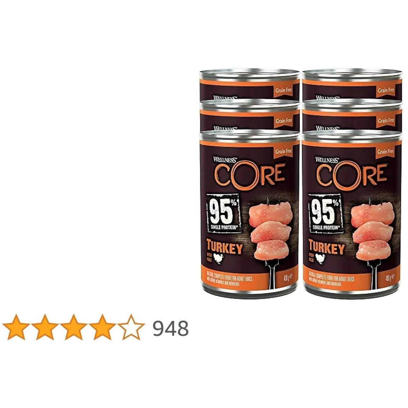 WELLNESS CORE 95% Dinde et Chèvre 400g