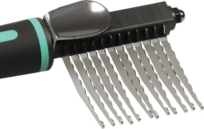 ZOLUX Peigne démêloir 12 lames sécurisées ANAH pour chien 7.7 x 6 x 19 cm