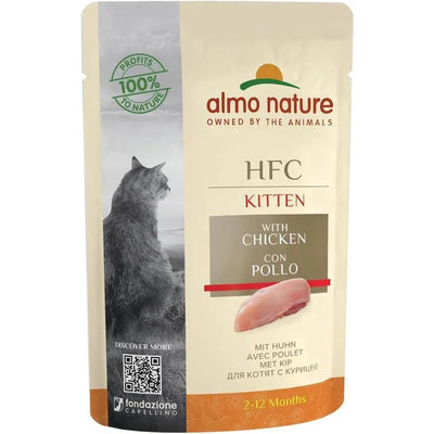 ALMO NATURE HFC Cuisine Chaton Poulet 24x55g