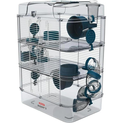 ZOLUX Cage rongeurs RODY 3 TRIO Bleu