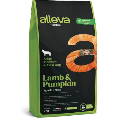 ALLEVA Natural Agneau & Potiron Chien Adulte Medium/Maxi 2kg