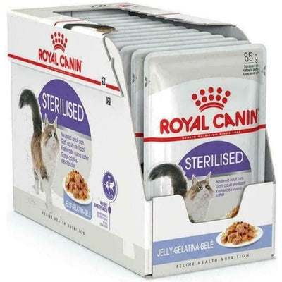 ROYAL CANIN Sterilised en Gelée pour Chat Stérilisé 12x85g