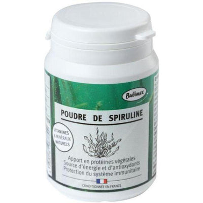 BUBIMEX Spiruline 100% Pure Poudre Complément Alimentaire Chien 60g