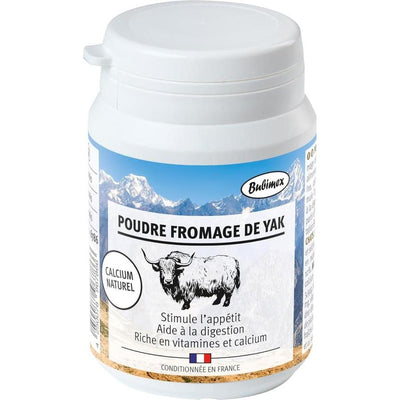BUBIMEX Poudre de Fromage de Yak Complément Alimentaire 100% Naturel Chiens et Chats 60g