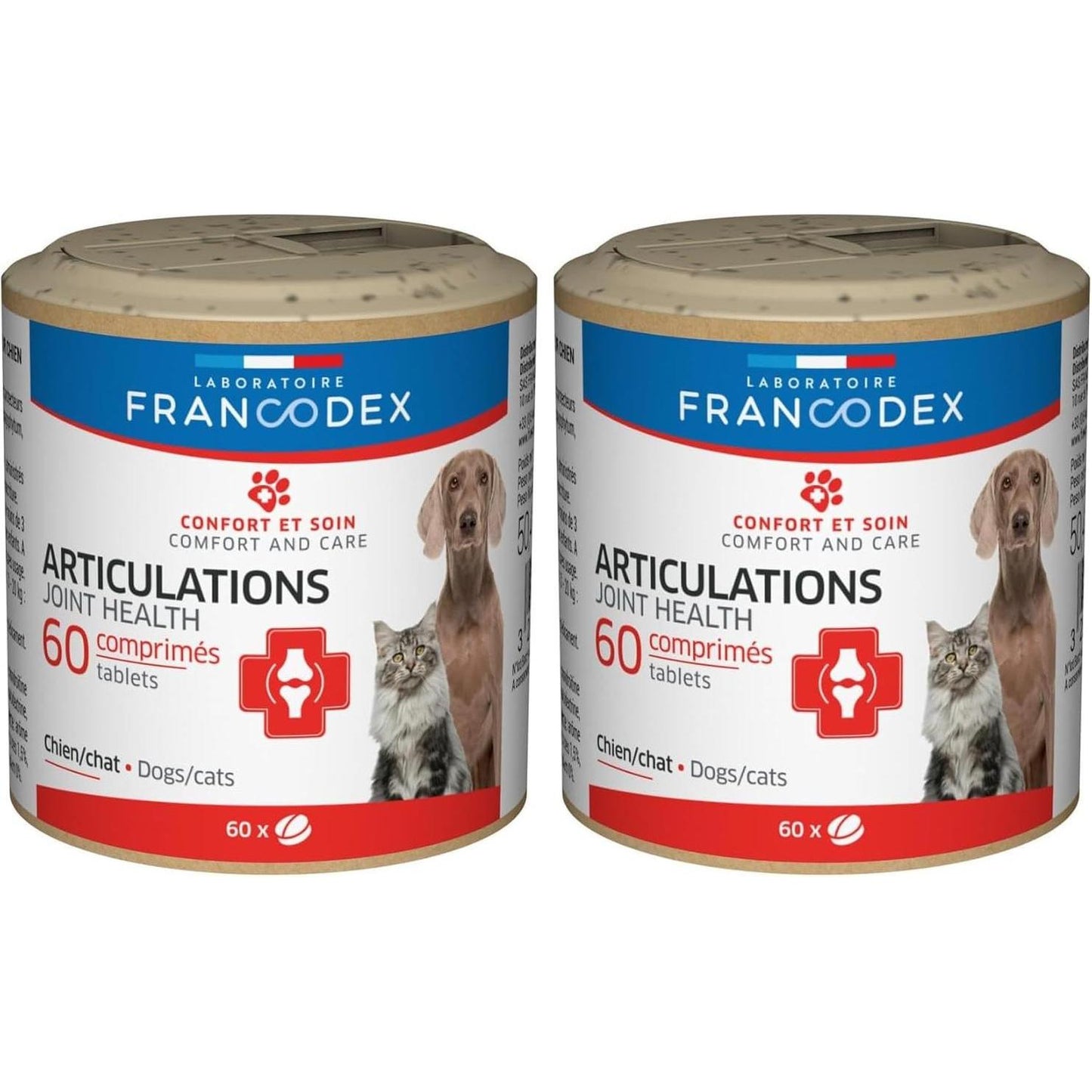 FRANCODEX Articulations Chien & Chat 60 comprimés