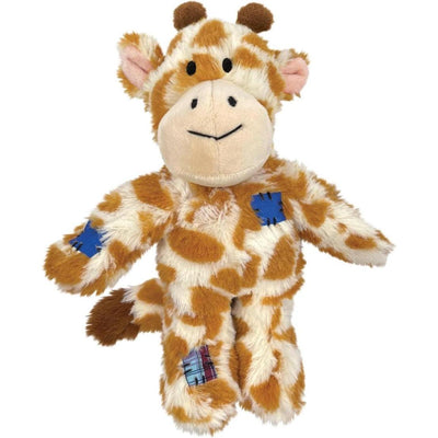 KONG Wild Knots Giraffe M/L Jouet pour Chien Peluche Résistante