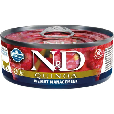 FARMINA N&D Cat Quinoa Weight Management Chat 80g