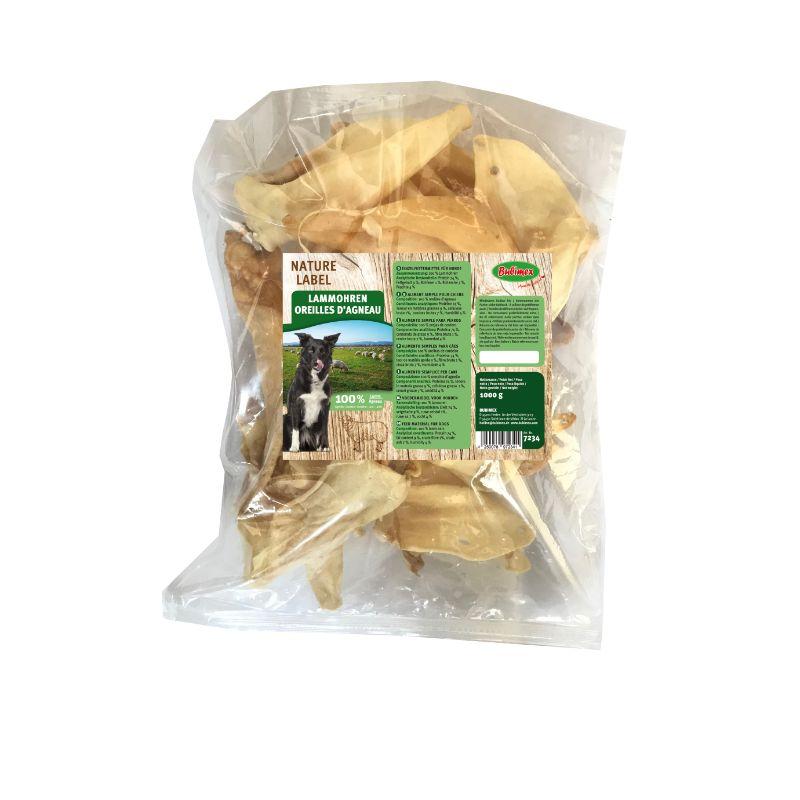 ZOOMALIN Oreilles d’agneau 1kg