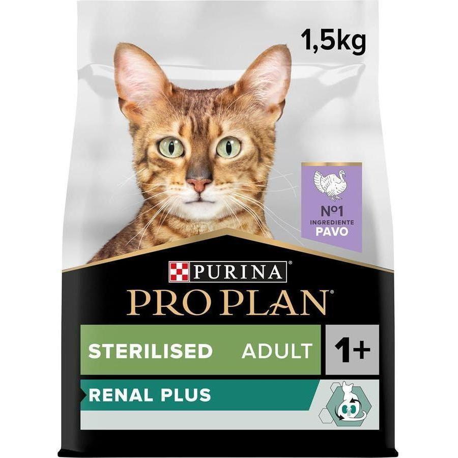 PRO PLAN Sterilised Adult 1+ Renal Plus Riche en Dinde 1.5kg
