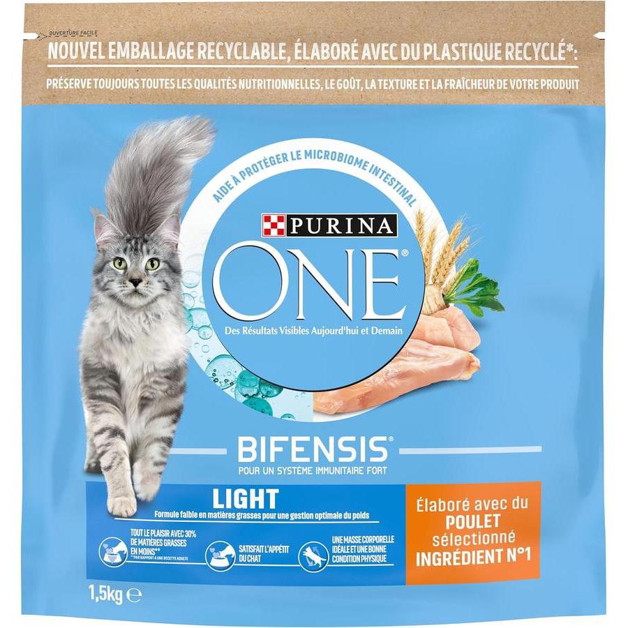 PURINA ONE Light Poulet et Blé 6x1,5kg