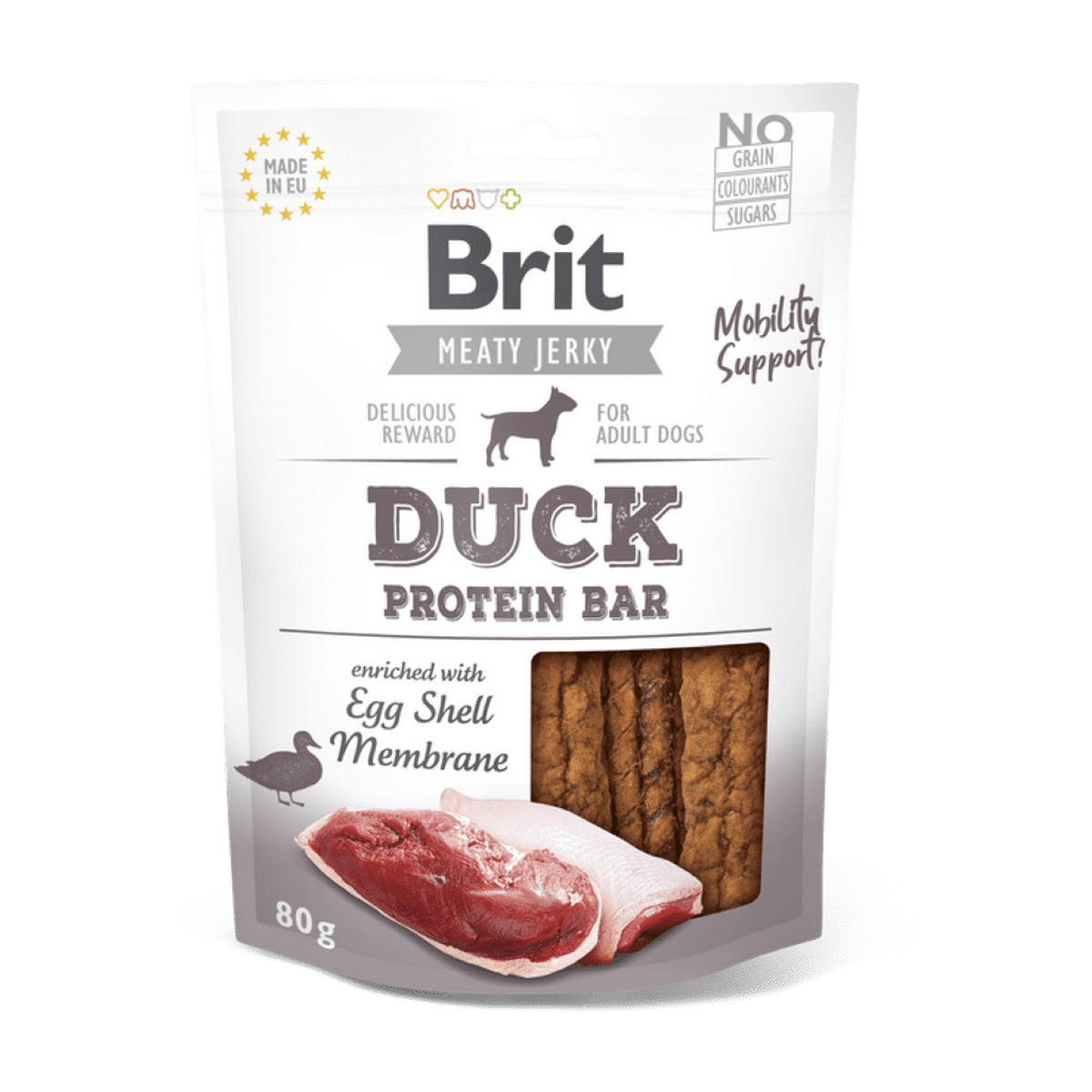 BRIT Meaty Jerky Duck Protein Bar au canard 80 g