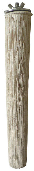 ZOOMALIN Perchoir Minéral Droit 20cm Beige pour Oiseaux