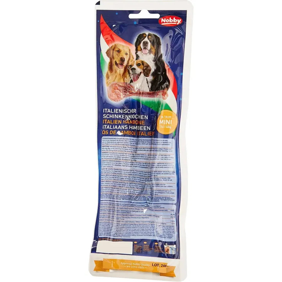 NOBBY Os de Jambon Italien 16cm Lot de 3