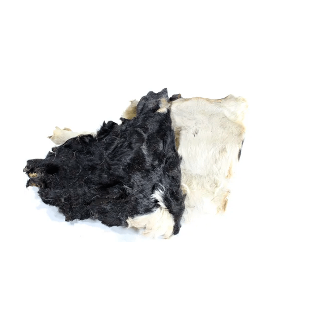 ZOOMALIN Plaque de Peau de Boeuf avec Poils Friandise Naturelle pour Chien 100% Boeuf