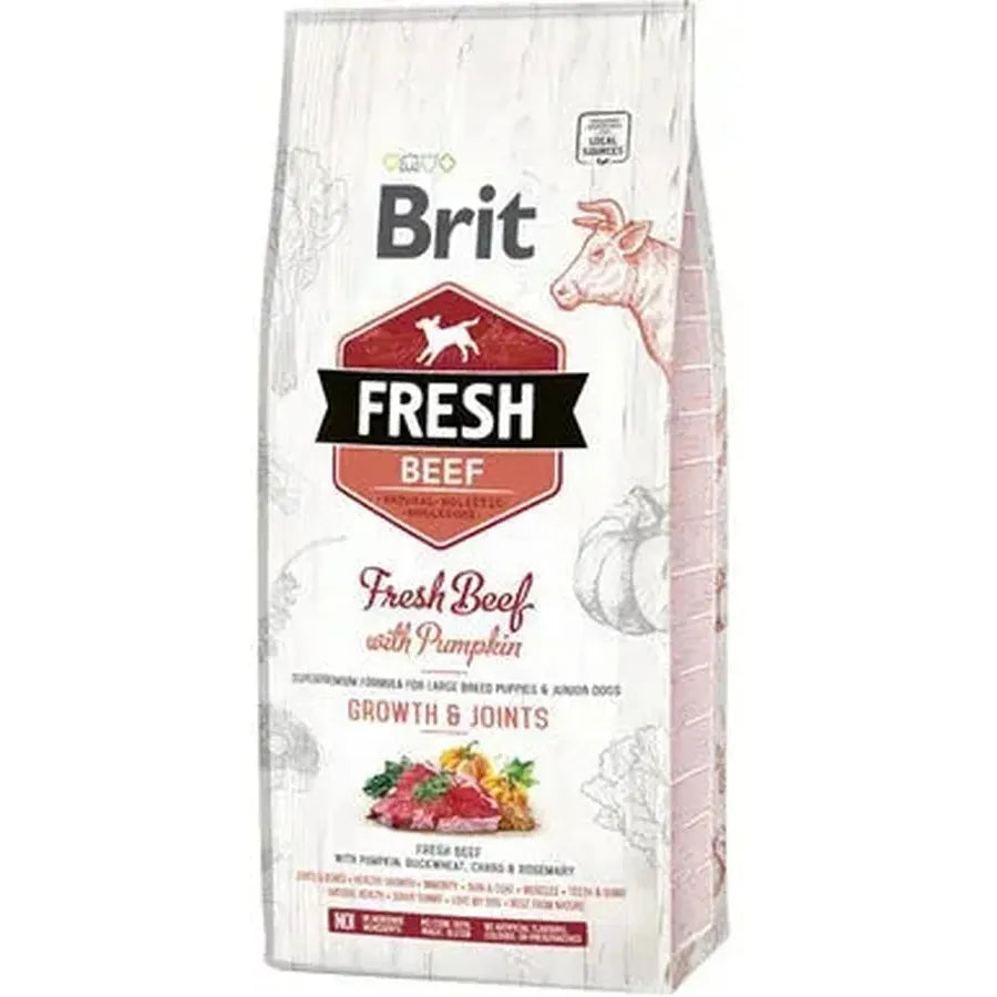 Brit Fresh Bœuf à la citrouille Puppy Large