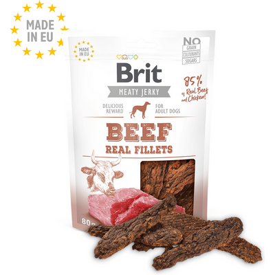 BRIT Meaty Jerky Beef 80g
