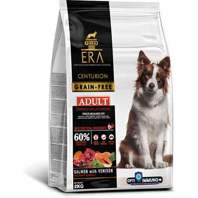 ERA Centurion Sans Céréales Adulte Moyenne/Grande Saumon & Venaison