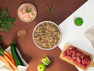 DOG CHEF Bœuf & Poulet 400g – Pâtée Fraîche Cuisinée pour Chien