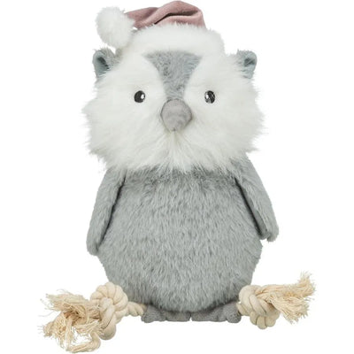 TRIXIE Xmas hibou avec corde peluche/corde 31cm