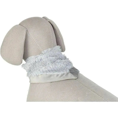 Foulard de Noël en Peluche – 55 cm (Gris)