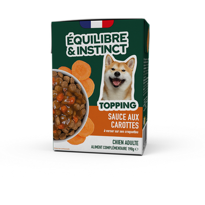 EQUILIBRE & INSTINCT Sauce aux Carottes pour Chien Adulte 100g