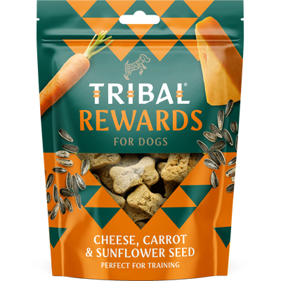 TRIBAL REWARDS Cheese, Carrot & Sunflower Seed 125g