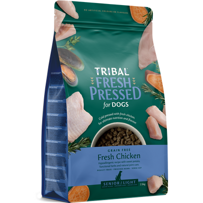 TRIBAL Fresh Pressed Senior/Light Chicken Poulet